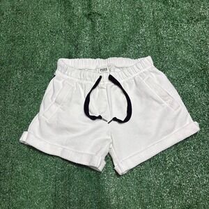 Y2K Women's White and black Victoria's Secret PINK shorts